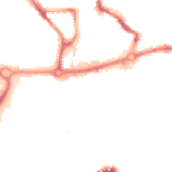 Night-time road noise heatmap for NR3 1DH