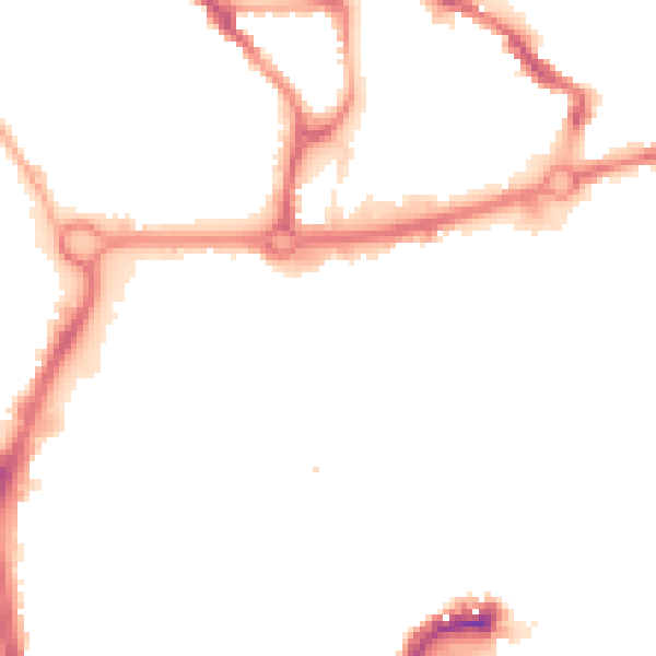 Night-time road noise heatmap for NR3 1DJ