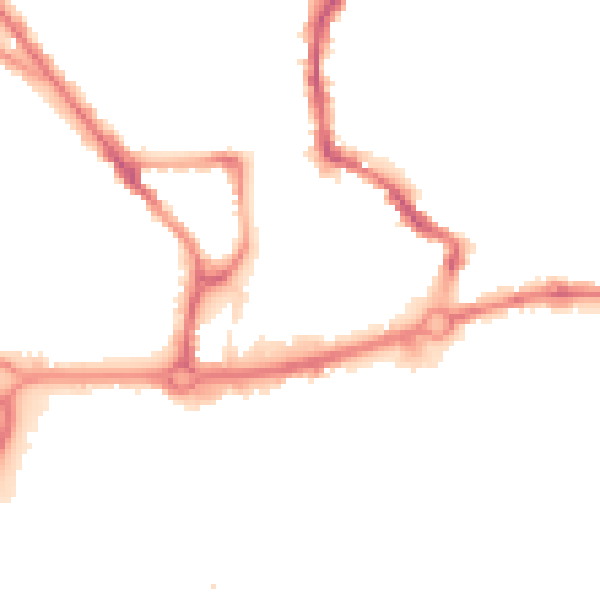 Night-time road noise heatmap for NR3 1DZ