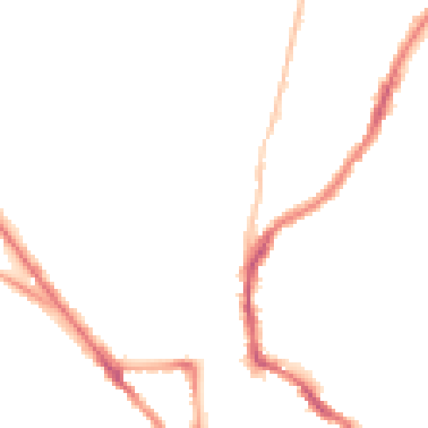 Night-time road noise heatmap for NR3 1ED