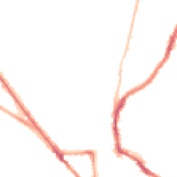 Night-time road noise heatmap for NR3 1EG