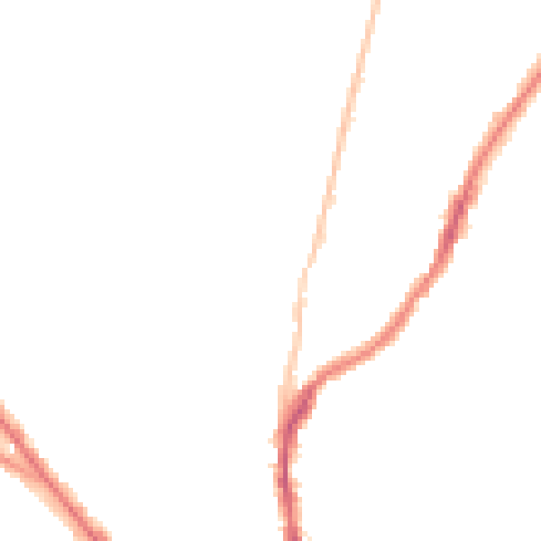 Night-time road noise heatmap for NR3 1EL