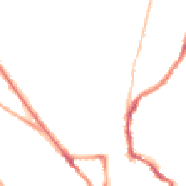Night-time road noise heatmap for NR3 1EQ