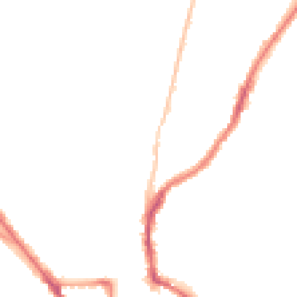 Night-time road noise heatmap for NR3 1EU
