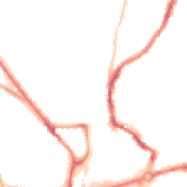 Night-time road noise heatmap for NR3 1JL