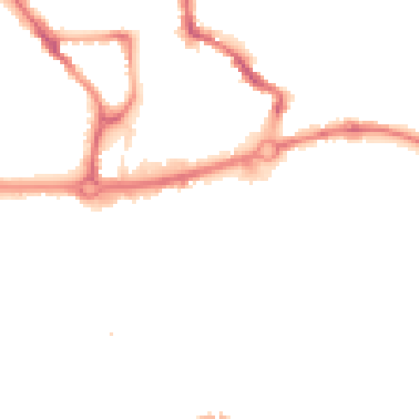 Night-time road noise heatmap for NR3 1LH