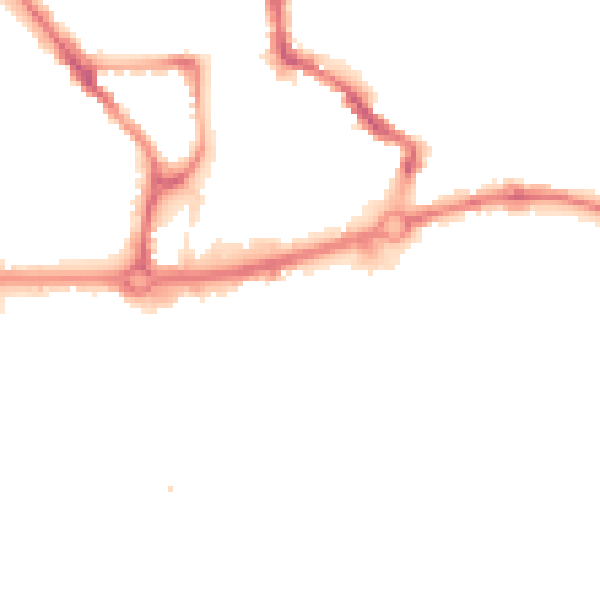 Night-time road noise heatmap for NR3 1LQ