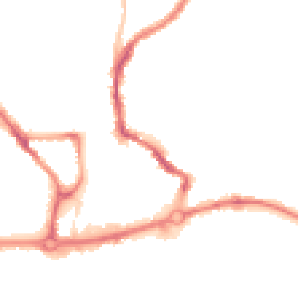 Night-time road noise heatmap for NR3 1NG