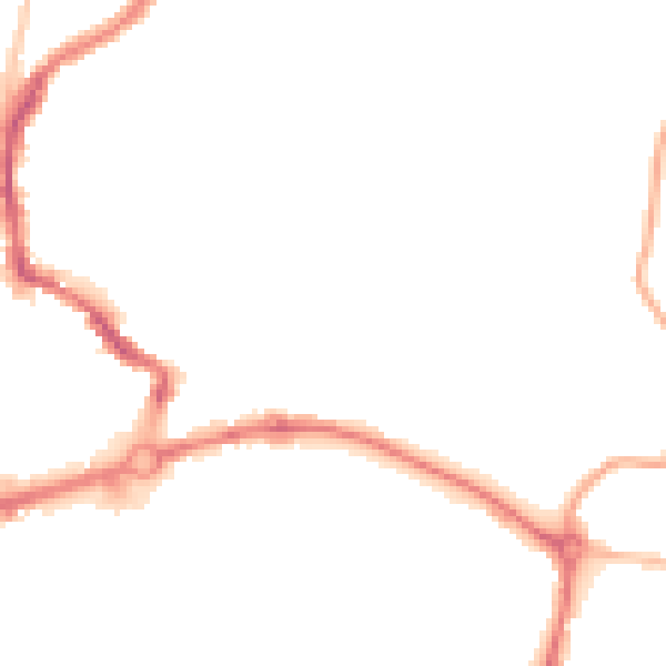 Night-time road noise heatmap for NR3 1NJ