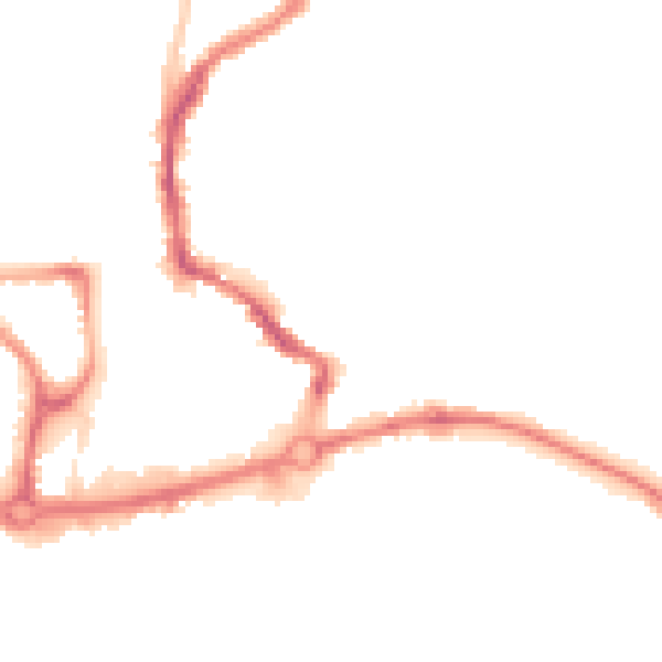 Night-time road noise heatmap for NR3 1NW