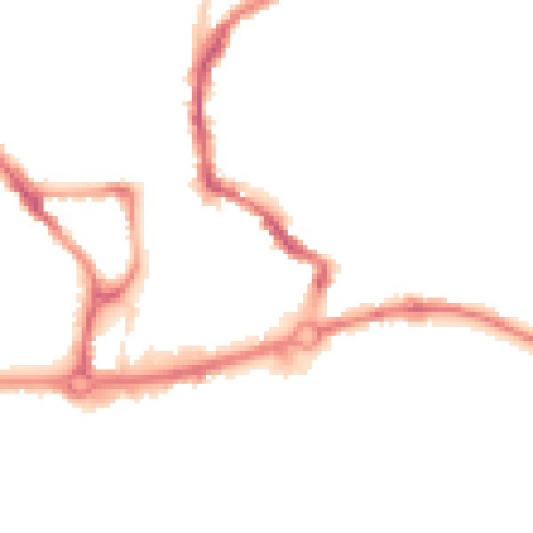 Night-time road noise heatmap for NR3 1SX