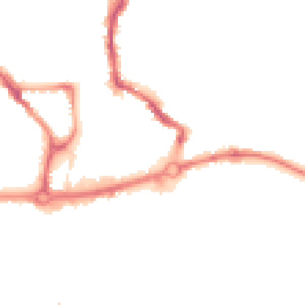 Night-time road noise heatmap for NR3 1SY