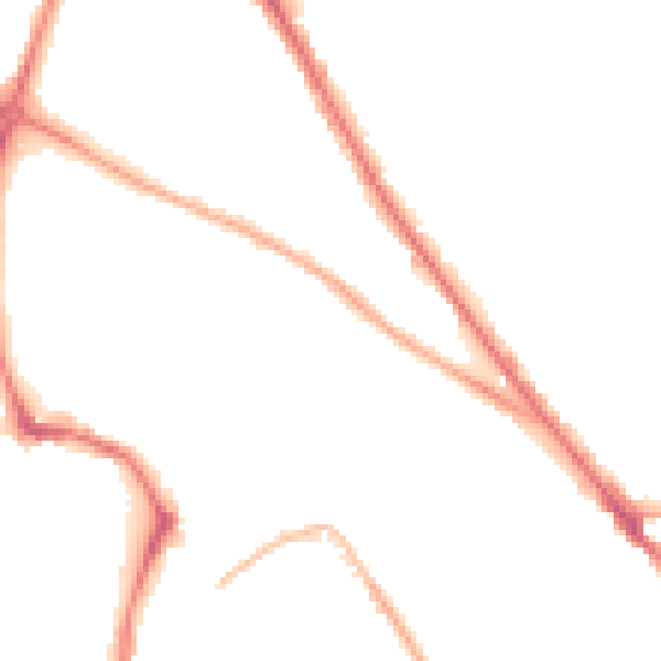 Night-time road noise heatmap for NR3 2DD
