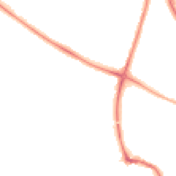 Night-time road noise heatmap for NR3 2FE
