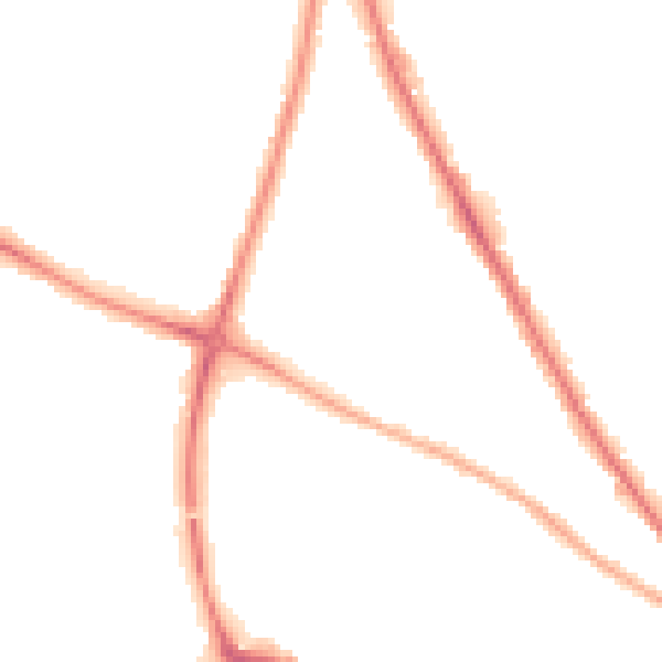 Night-time road noise heatmap for NR3 2JE