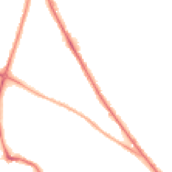 Night-time road noise heatmap for NR3 2JP