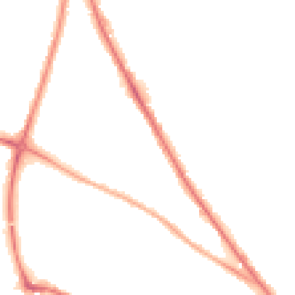 Night-time road noise heatmap for NR3 2JW