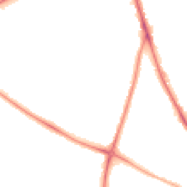 Night-time road noise heatmap for NR3 2LX