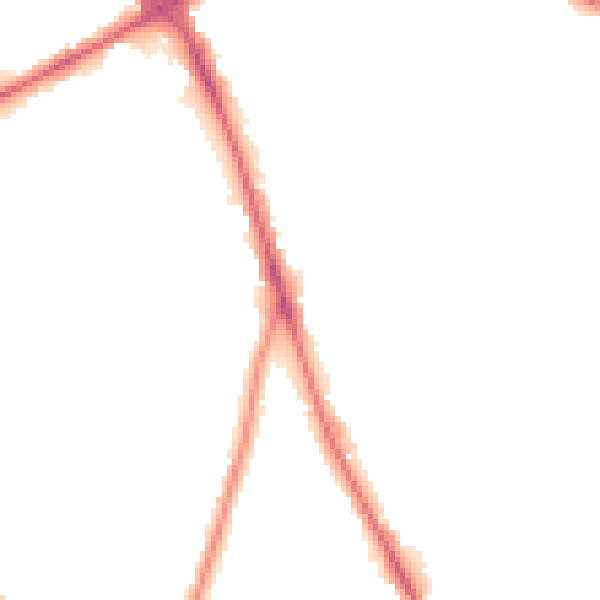 Night-time road noise heatmap for NR3 2RZ