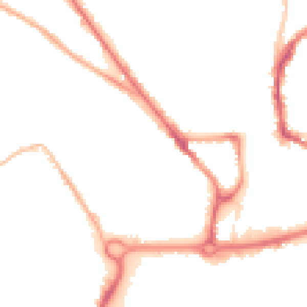 Night-time road noise heatmap for NR3 3AZ