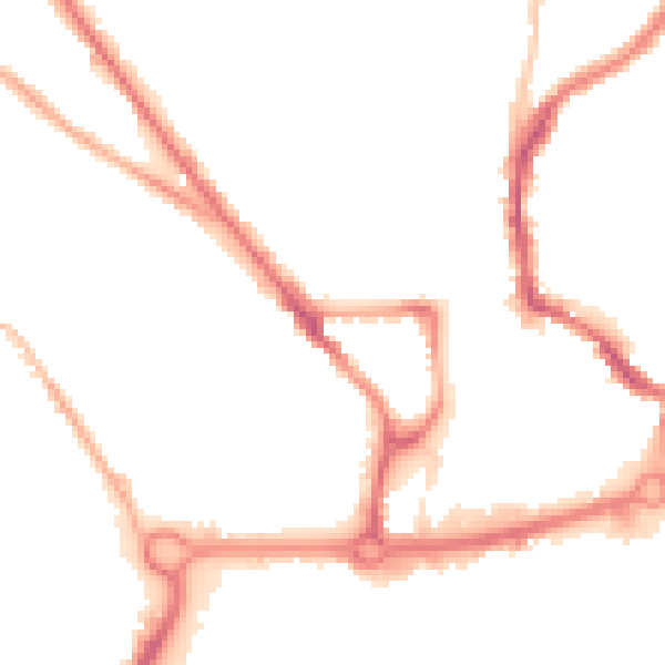 Night-time road noise heatmap for NR3 3BQ