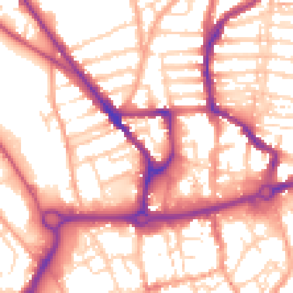Daytime road noise heatmap for NR3 3DR