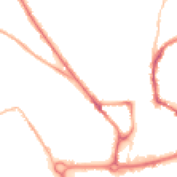 Night-time road noise heatmap for NR3 3EG