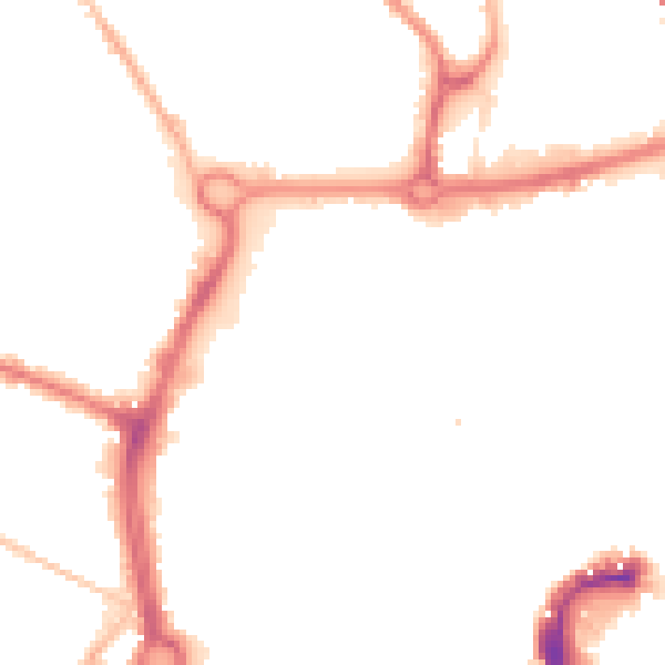Night-time road noise heatmap for NR3 3FA