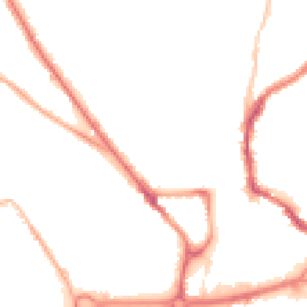 Night-time road noise heatmap for NR3 3HH