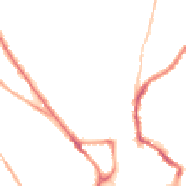 Night-time road noise heatmap for NR3 3HL