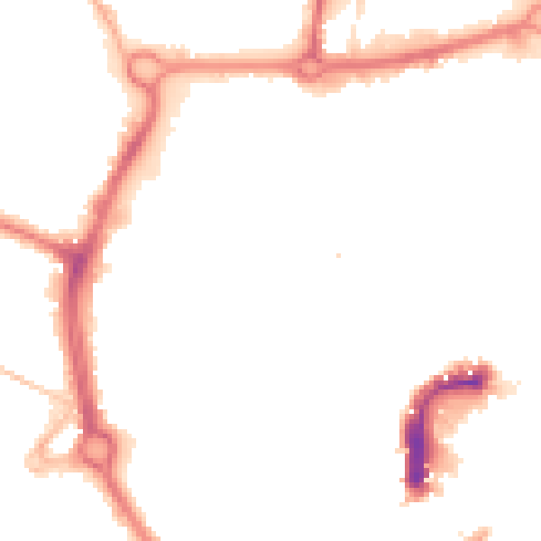 Night-time road noise heatmap for NR3 3PR