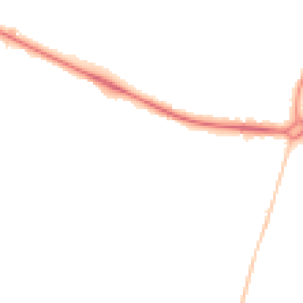 Night-time road noise heatmap for NR3 3QH