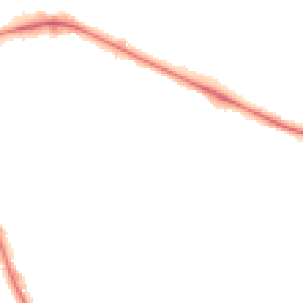 Night-time road noise heatmap for NR3 3TJ