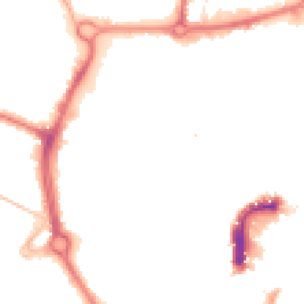 Night-time road noise heatmap for NR3 3XP