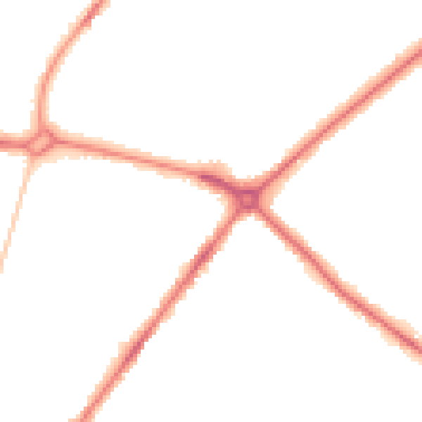 Night-time road noise heatmap for NR3 4DS