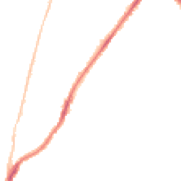 Night-time road noise heatmap for NR3 4JB