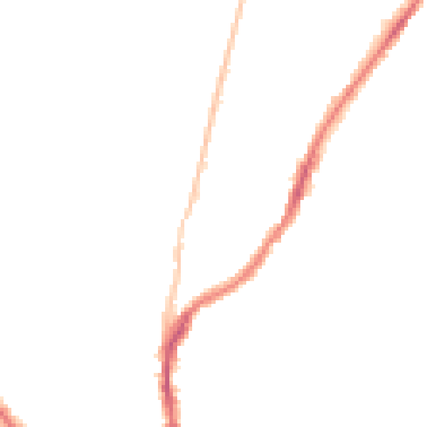 Night-time road noise heatmap for NR3 4JX