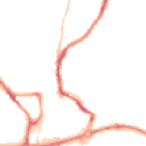 Night-time road noise heatmap for NR3 4PN