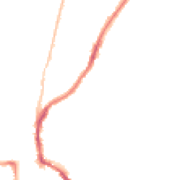 Night-time road noise heatmap for NR3 4QD