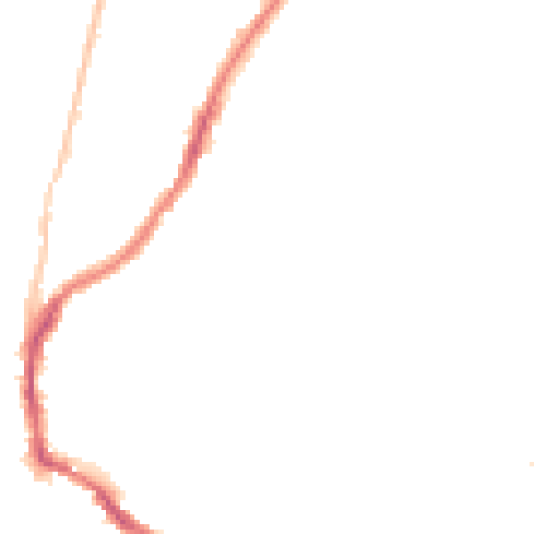 Night-time road noise heatmap for NR3 4QY