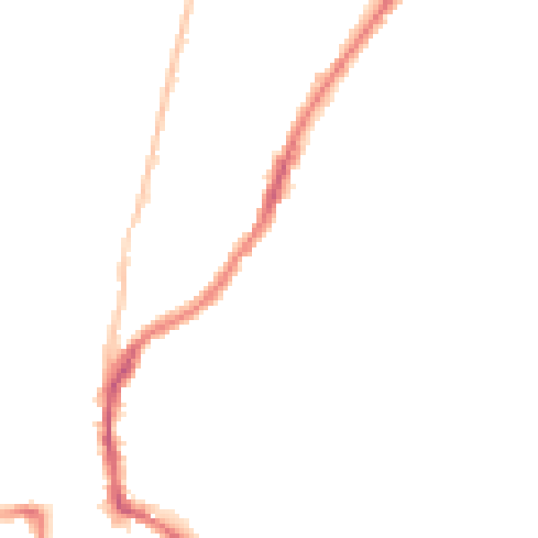 Night-time road noise heatmap for NR3 4RA