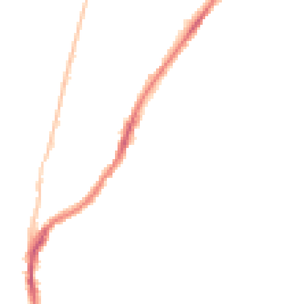 Night-time road noise heatmap for NR3 4ST