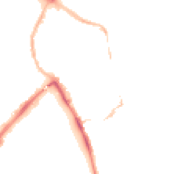 Night-time road noise heatmap for NR30 1AN