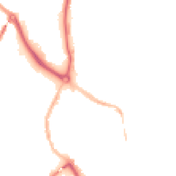 Night-time road noise heatmap for NR30 1BB