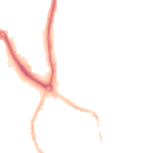 Night-time road noise heatmap for NR30 1BG