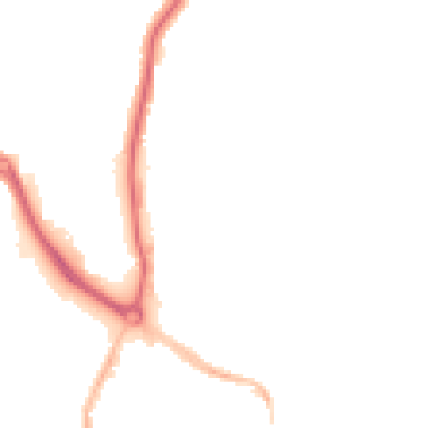 Night-time road noise heatmap for NR30 1BJ