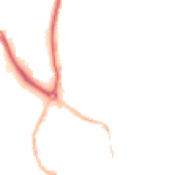 Night-time road noise heatmap for NR30 1BQ