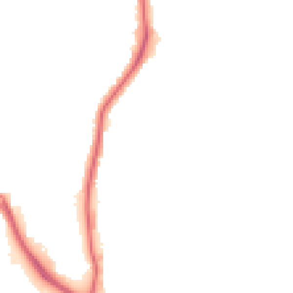 Night-time road noise heatmap for NR30 1BT