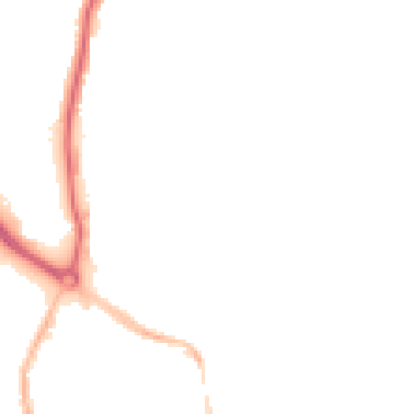 Night-time road noise heatmap for NR30 1DG