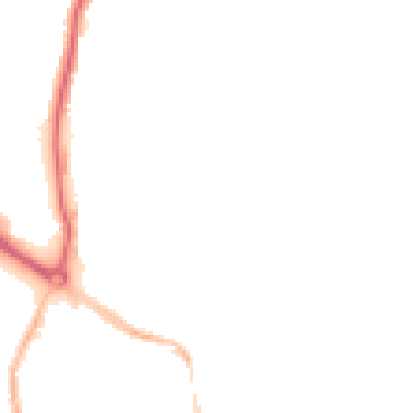 Night-time road noise heatmap for NR30 1DP